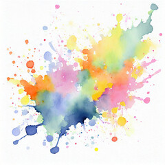 Paint brush colorful stroke. Abstract textured art illustration.