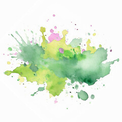 Paint brush colorful stroke. Abstract textured art illustration.