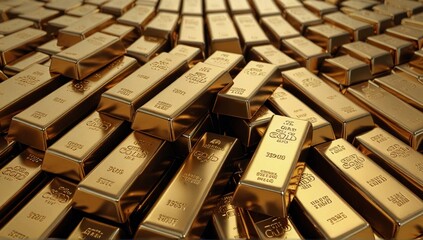 close up of gold bars
