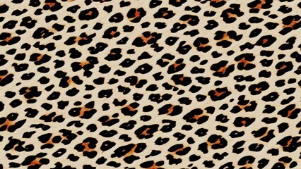 3D illustration, 3D rendering close up texture of Leopard Pattern Seamless texture background back drop