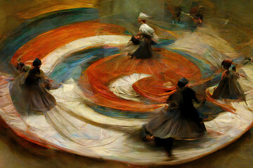 Turkish Sufi Dervish Dance