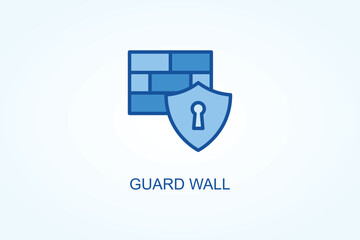 Guard Wall vector  or logo sign symbol illustration