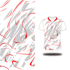 white sport jersey pattern design