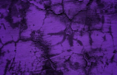 Solid violet purple empty space paper background, neon purple brick wall texture for pattern background. abstract architectural wide panorama brick work wall for rustic, industrial.