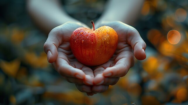 A love that inspires acts of service and giving back, represented by a helping hand reaching out to a community in need, symbolizing the selflessness, compassion photo