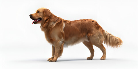 Golden Retriever A Bold And Graceful Portrait In Largescale Photography
