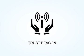 Trust Beacon Vector  Or Logo Sign Symbol Illustration
