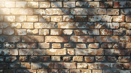 Empty brick old texture wall provides textured backdrop suitable for various projects For Social Media 
