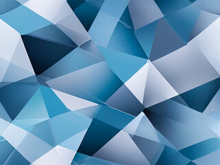 Fototapeta premium Modern geometric abstract shapes in various shades of blue and gray background