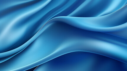 Obraz premium blue silk background