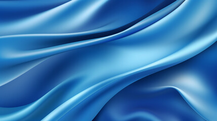 Obraz premium blue silk background