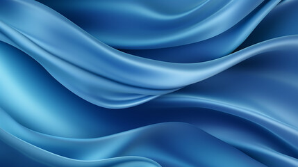 Obraz premium blue silk background