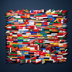 International Flags, a beautiful collection of captivating national symbols