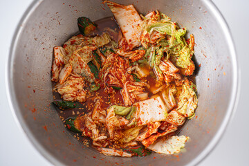 美味しそうなキムチ 韓国料理