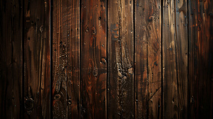 Dark Brown Wood Texture Design Background for Social Media with copy space text, for rustic, vintage, and grunge