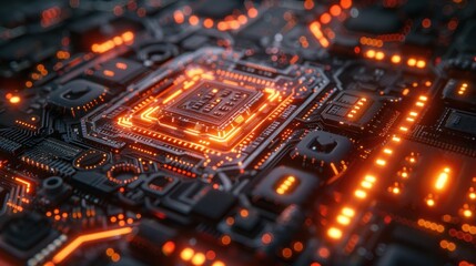 Obraz premium Conceptualize a business sticker with a futuristic design and holographic die cut elements