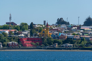 Ciudad de Calbuco, regi&oacute;n de los lagos Chile