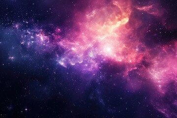 Naklejka premium Colorful galaxy backdrop for creative inspiration