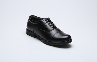 party wear leather formal shoes isolated on white background