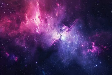 Fototapeta premium Amazing display of color in the astronomy galaxy