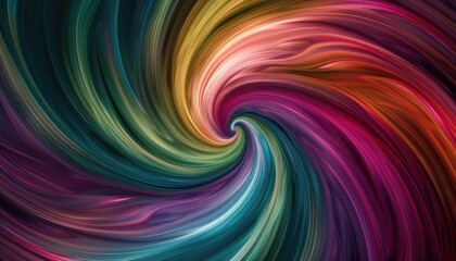 A hypnotic whirlpool of colors swirls symmetrically, providing an eye-catching canvas for your text.