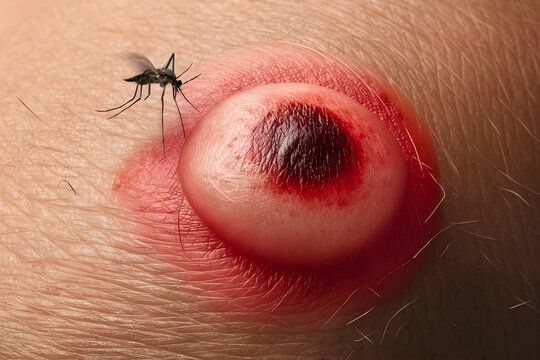 mosquito bite insect swollen irritation hazard infection vector disease