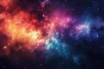 Vibrant galaxy background igniting creative energy