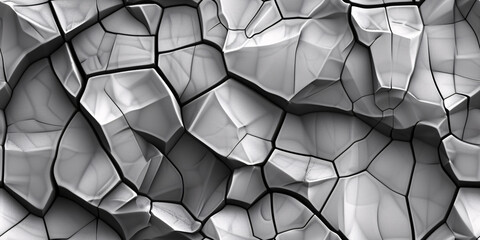 Voronoi map background.