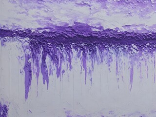 Abstract purple and white texture background painting. Oil, acrylic brushstroke, pallet knife paint on canvas.	