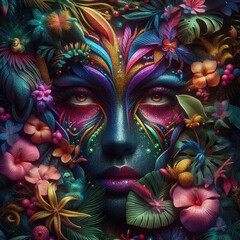 Naklejka premium Beautiful woman illustration