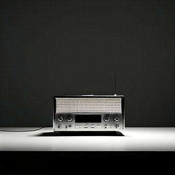 minimalist-modern-radio-sleek-design-perched-on-a-table