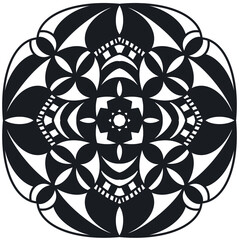 Shape Doodle Ornamental mandala geometric