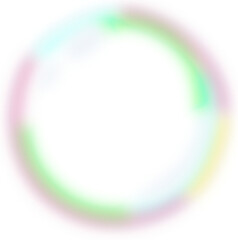 Transparent soap bubbles