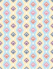 Geometric pattern background for design. Colorful shapes seamless pattern background.