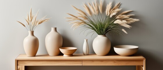 minimalist wooden shelf against a plain white wall