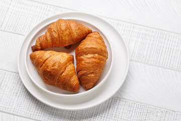 Fresh croissants