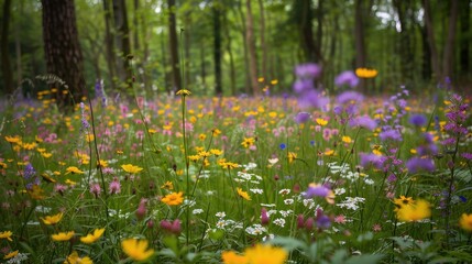 Stunning wild flowers found in the woods