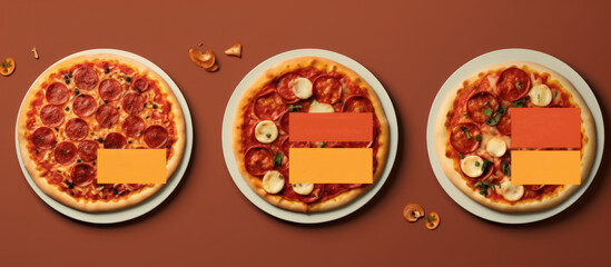 pizza food menu template