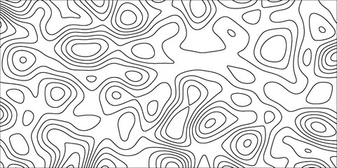 Obraz premium Topographic map in contour line and ocean topographic line map with curvy wave isolines. Geographic curved reliefs background. Paper Texture Imitation of a Geographical map shades. 