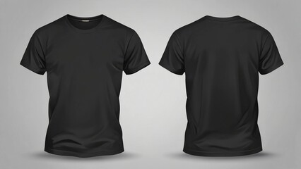 front and back t-shirt vector background illustration
