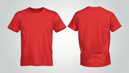 front and back t-shirt vector background illustration