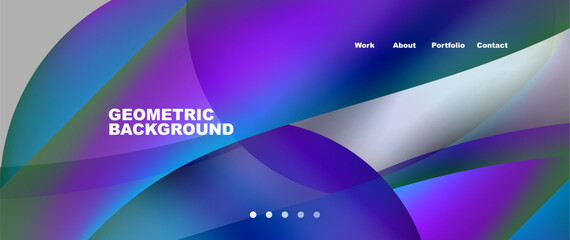 Colorful flowing shapes, wave lines with neon gradients. Vector Illustration For Wallpaper, Banner, Background, Card, Book Illustration, landing page