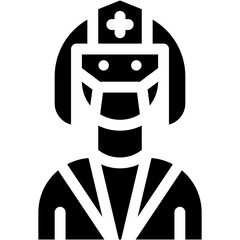nurse, medical, hospital, medical assistance, people Icon
