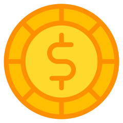 dollar, coin, currency, money, cash Icon