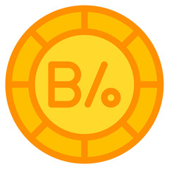 balboa, coin, currency, money, cash Icon