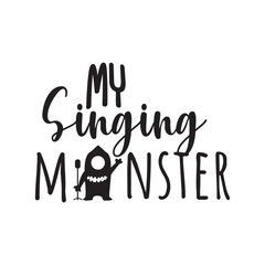 My Singing Monsters Vector Design on White Background