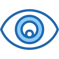 Eye, anatomy, view, visibility, ui Icon