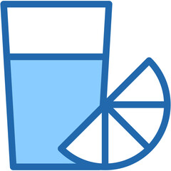 Juice, glass, orange juice, fruit juice, organic Icon