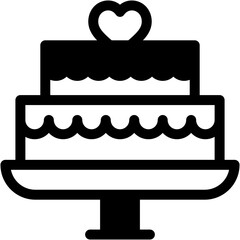 cake, sweet, heart , love and romance, miscellaneous, valentines day, valentine Icon