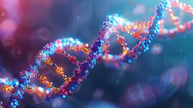 Lively portrayal of the complex arrangement of a nucleosome and its significance in chromatin organization